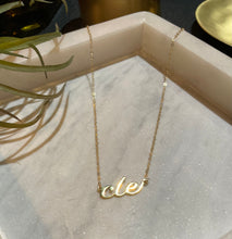 Load image into Gallery viewer, CLE Gold Necklace
