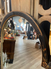 Load image into Gallery viewer, Vintage Imperial Furniture Company Grand Rapids Black framed Mirror with gold detail

