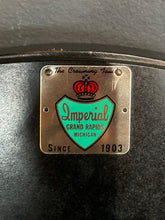 Load image into Gallery viewer, Vintage Imperial Furniture Company Grand Rapids Black framed Mirror with gold detail
