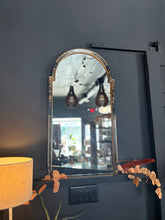 Load image into Gallery viewer, Vintage Imperial Furniture Company Grand Rapids Black framed Mirror with gold detail
