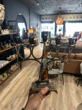 Load image into Gallery viewer, Vintage Petrified Wood Candelabra
