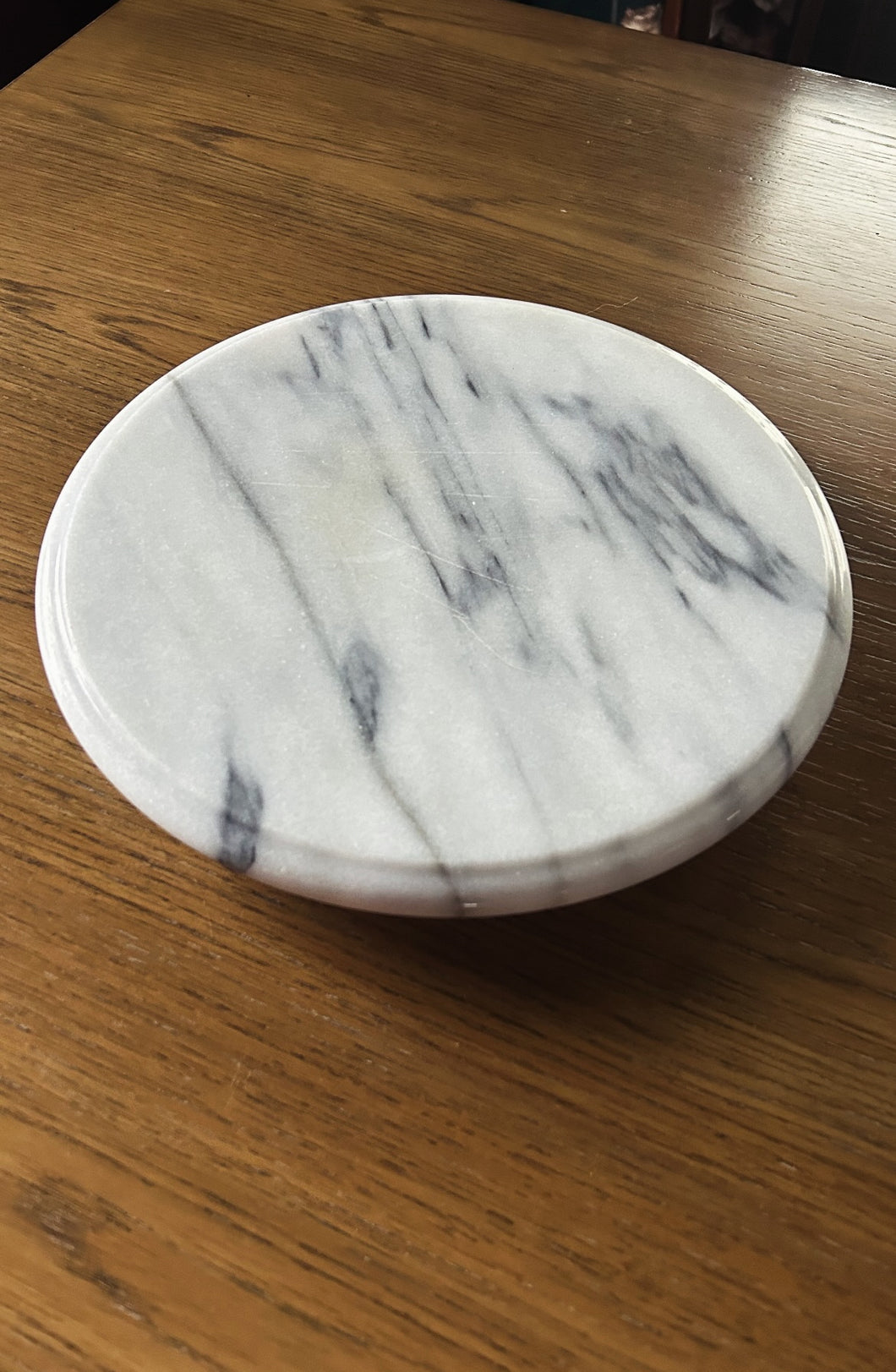 vintage marble lazy susan