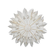 Load image into Gallery viewer, Paper Snowflake Ornament in Assorted Sizes
