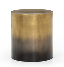 Load image into Gallery viewer, Cameron End Table - Ombre Antique Brass

