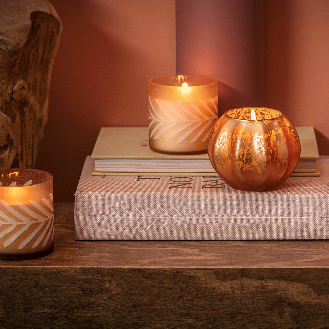 Woodfire Mercury Pumpkin Candle