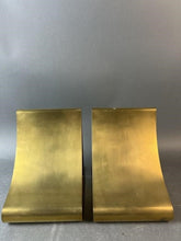 Load image into Gallery viewer, Midcentury Modern Large Brass Bookends (pair)
