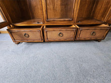 Load image into Gallery viewer, Vintage Thomasville Faux Bamboo Display Cabinet
