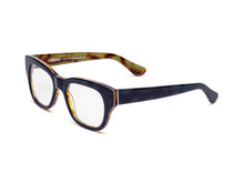 Load image into Gallery viewer, Eyeglasses with a tortoiseshell frame on a white background
