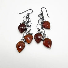 Load image into Gallery viewer, Grossular Garnet Drop Earrings
