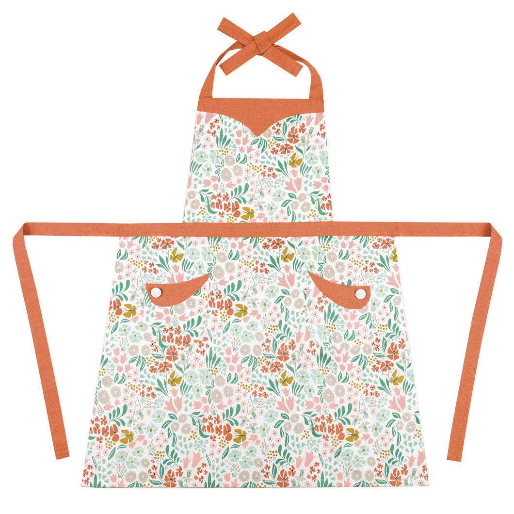 100% cotton english garden apron designed by Elizabeth Owen