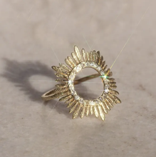 Load image into Gallery viewer, Spitfire Girl - Eclipse Aura Ring 14k gold plated
