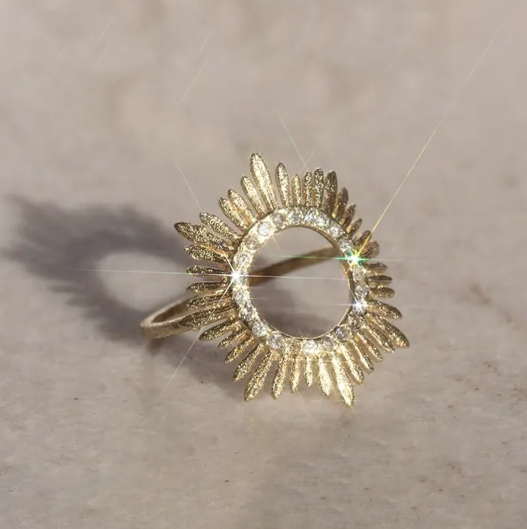 Spitfire Girl - Eclipse Aura Ring 14k gold plated