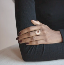 Load image into Gallery viewer, Spitfire Girl - Eclipse Aura Ring 14k gold plated
