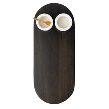 Load image into Gallery viewer, Black Mango Wood Tray with Spice Bowls
