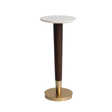 Load image into Gallery viewer, Wood and Marble Martini Table
