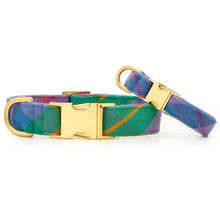 Load image into Gallery viewer, The Foggy Dog - Fable Plaid Flannel Easter Day Dog Collar
