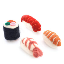 Load image into Gallery viewer, The Foggy Dog - Sushi Cat Toy,  Prawn Nigiri
