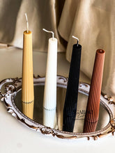 Load image into Gallery viewer, High Ribbed Pillar Candle
