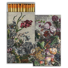 Load image into Gallery viewer, Matches with floral design on the box on a white background

