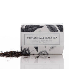 Load image into Gallery viewer, Cardamom &amp; Black Tea Holiday Shea Butter Soap Bar
