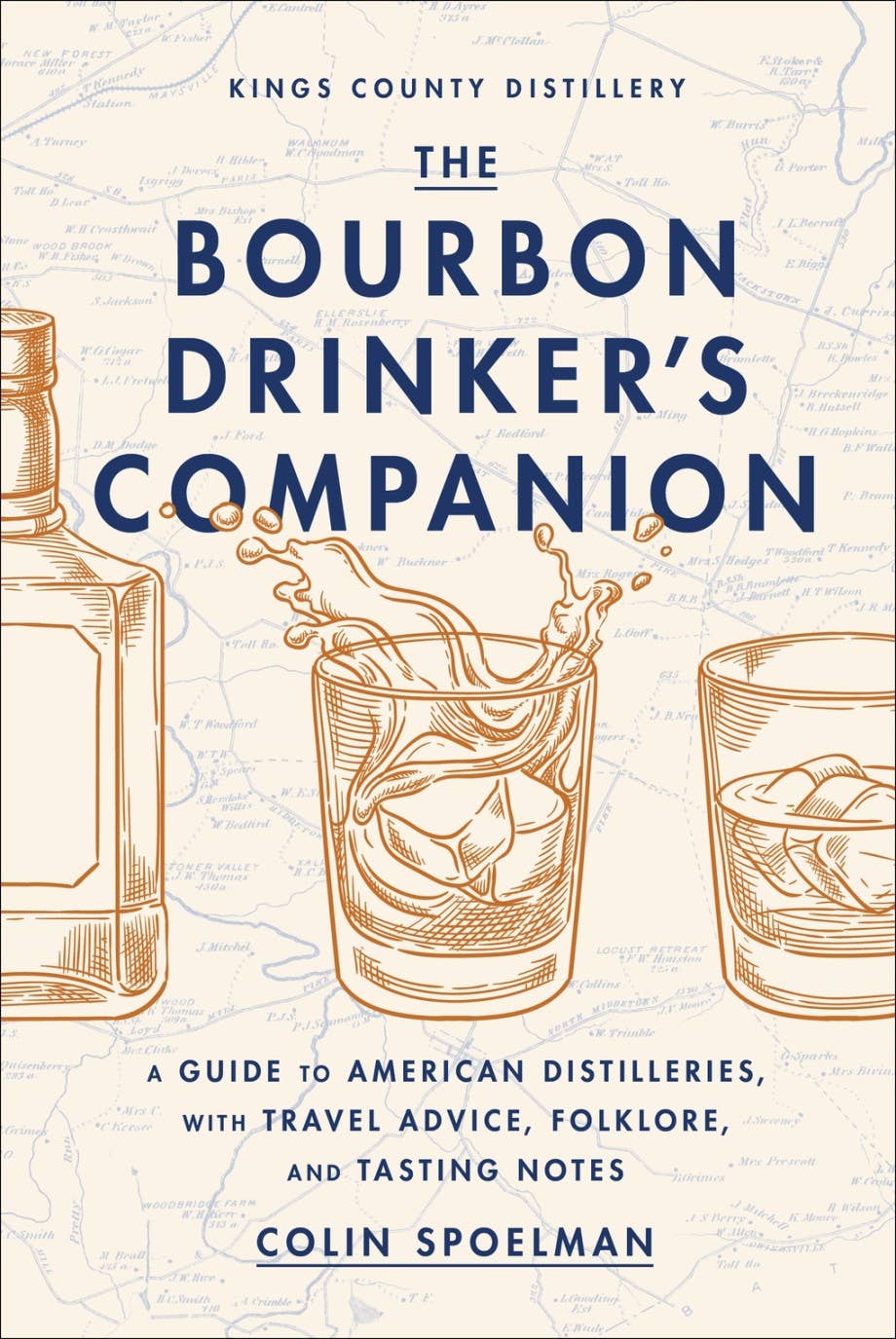 Book: 'The Bourbon Drinker's Companion' with illustrations of a bourbon bottle, glass, and cocktail.