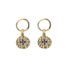 Load image into Gallery viewer, Spitfire Girl - Supernova Gold Huggie Earrings
