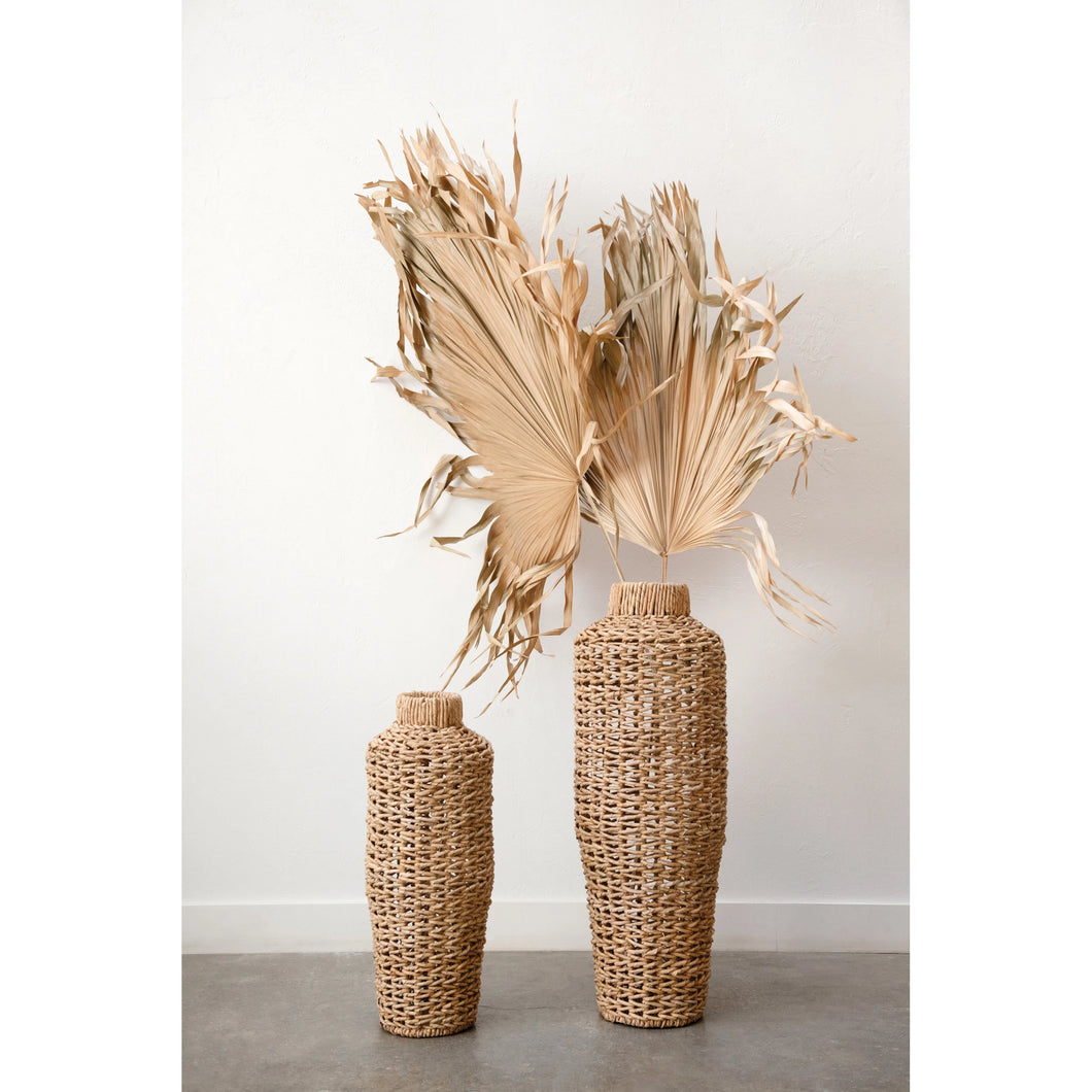 Water Hyacinth Floor Vase