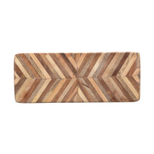 Load image into Gallery viewer, Chevron Mango Wood Cheese Board
