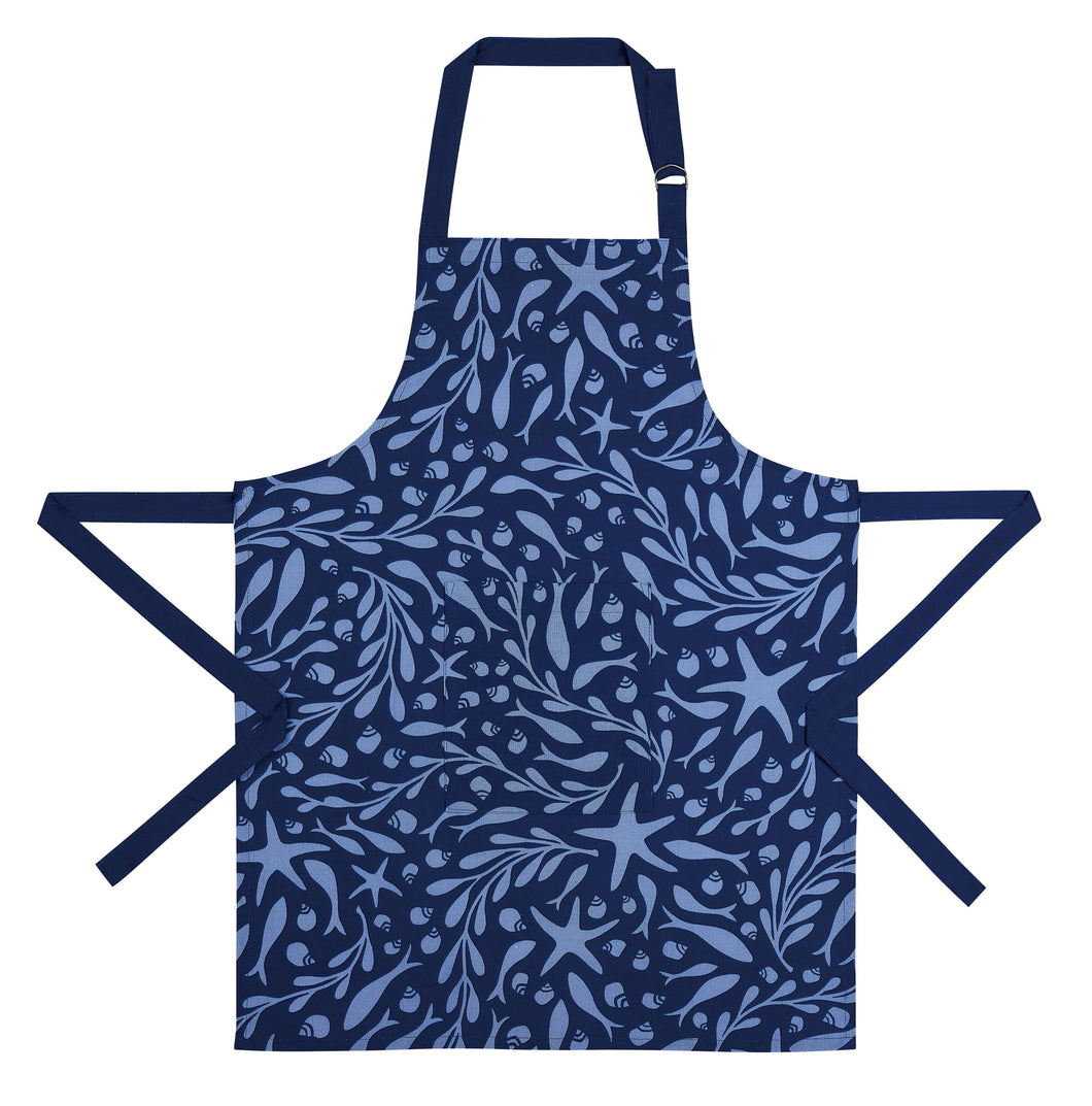 100% Cotton Tide Pool Apron designed by Kate Nelligan