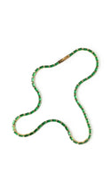 Load image into Gallery viewer, Rectangular Tennis Necklace in Green

