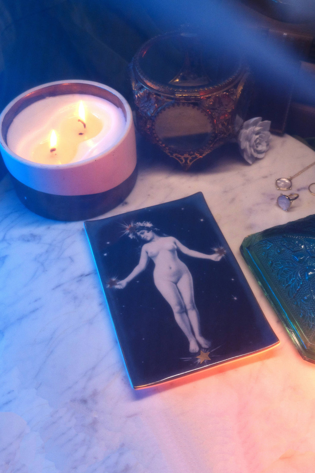 Spitfire Girl - Star Lady Constellation Ceramic Tray 