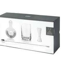 Load image into Gallery viewer, Silver Mixologist Barware Gift Set
