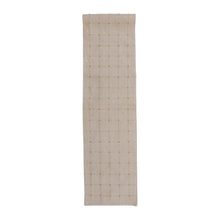 Load image into Gallery viewer, Metallic Gold and Cream Table Runner

