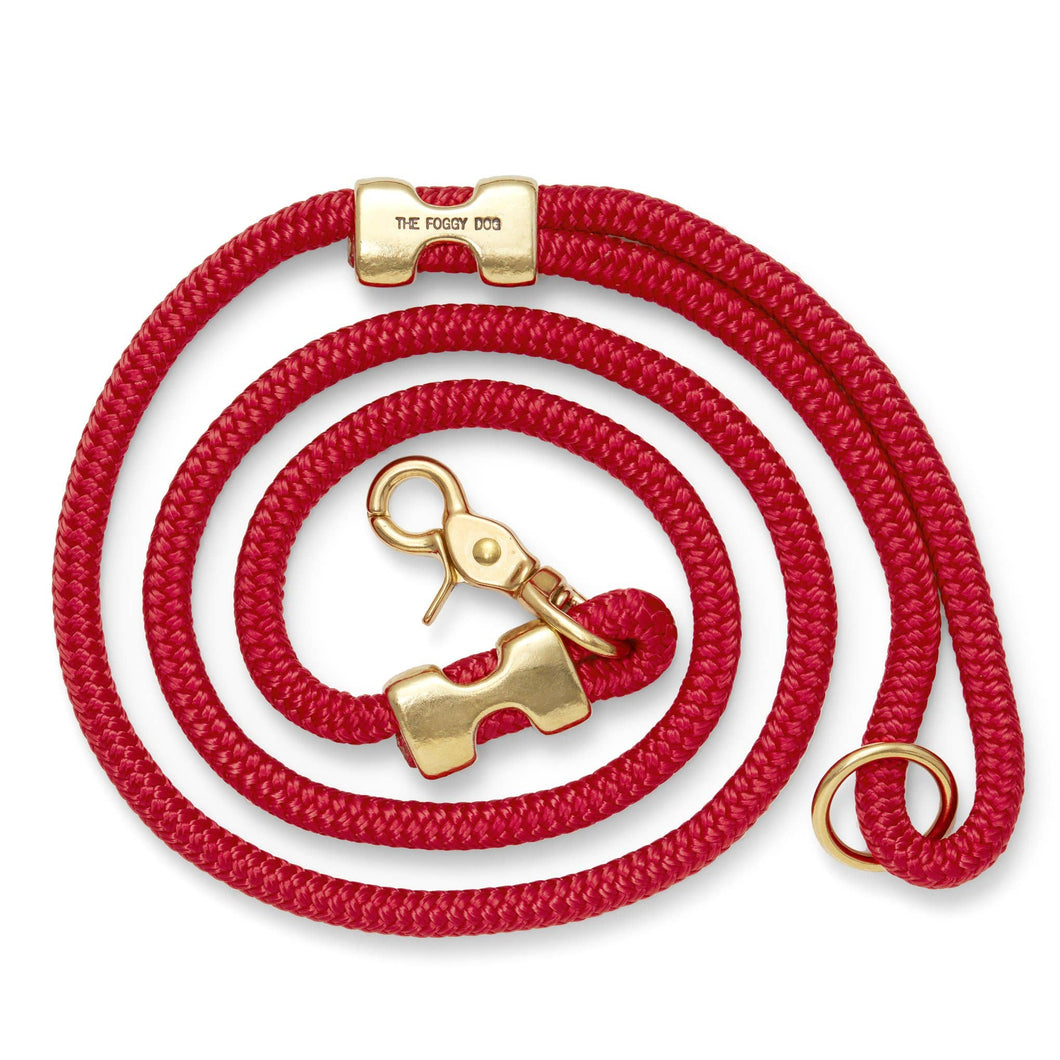 The Foggy Dog - Ruby Marine Rope Dog Leash