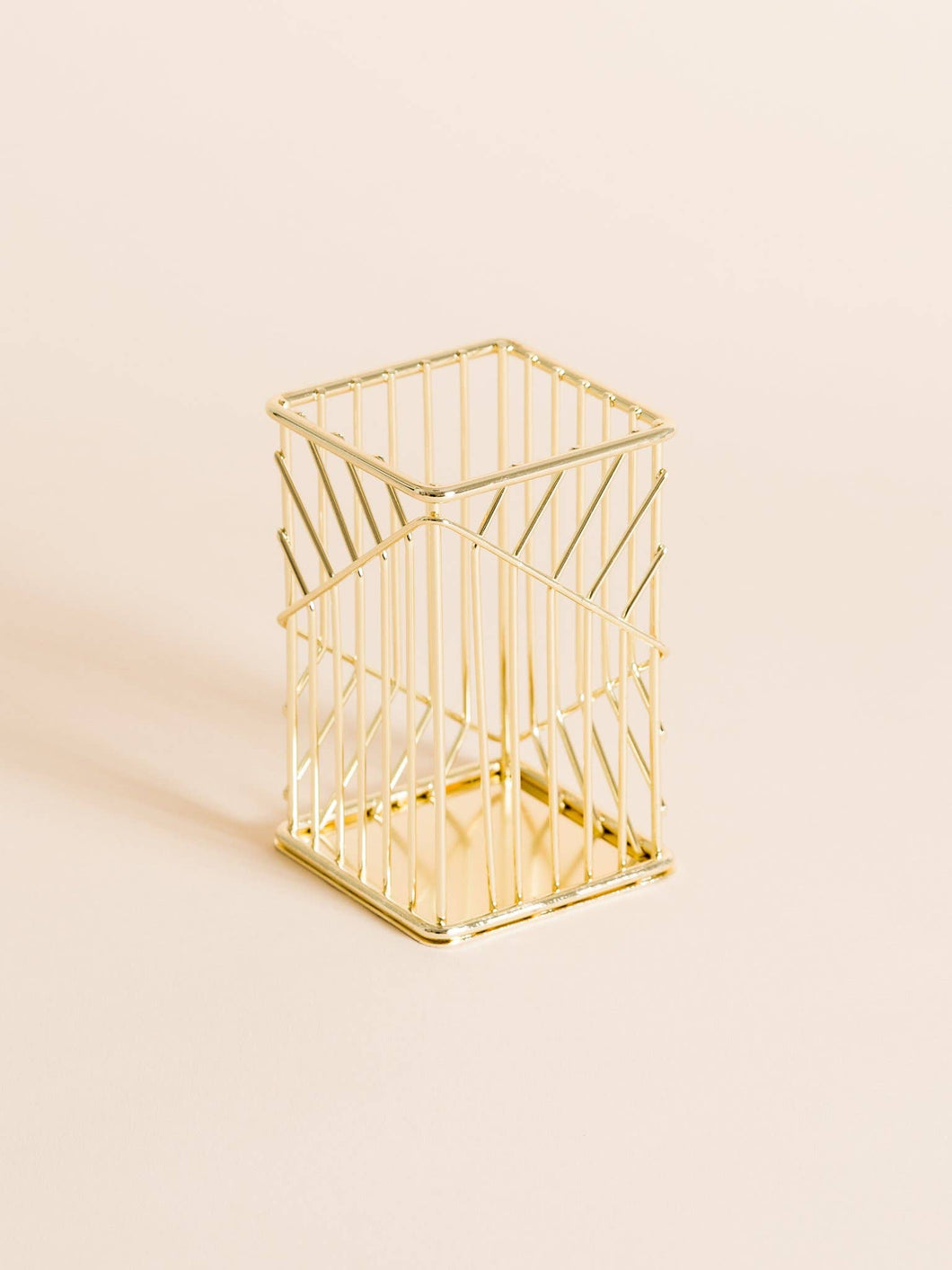 Vena Pencil Cup in Gold