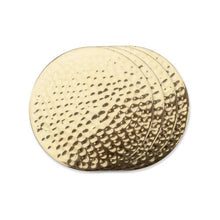 Load image into Gallery viewer, Hammered Brass Coasters
