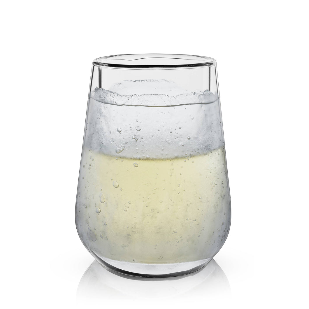 Raye™ Double Walled Chilling Wine Glass