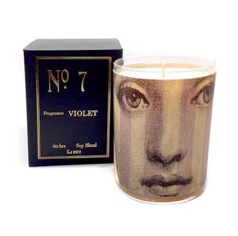 No 7 Violet Candle