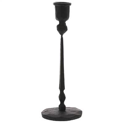 Palermo Taper Candle Holder, Iron - Black