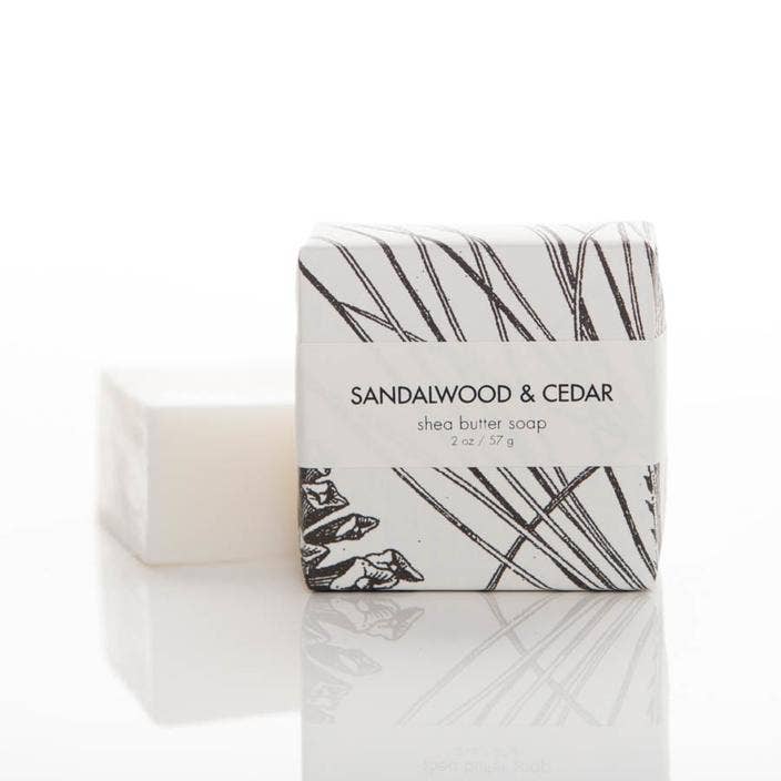 Sandalwood & Cedar Petite Shea Butter Soap