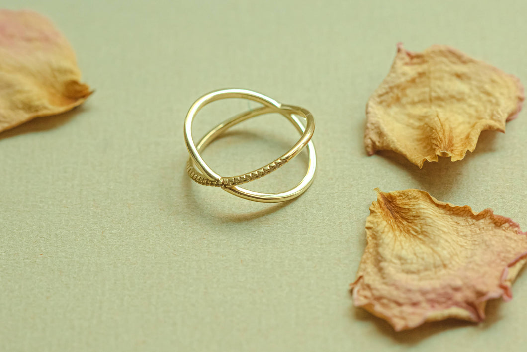 Fay Gold X Ring