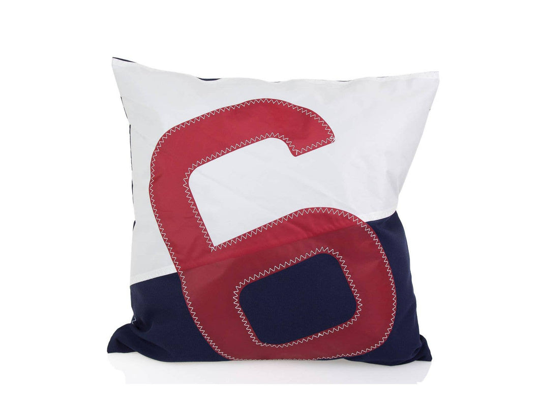Spinnaker Pillow Navy & Red 6