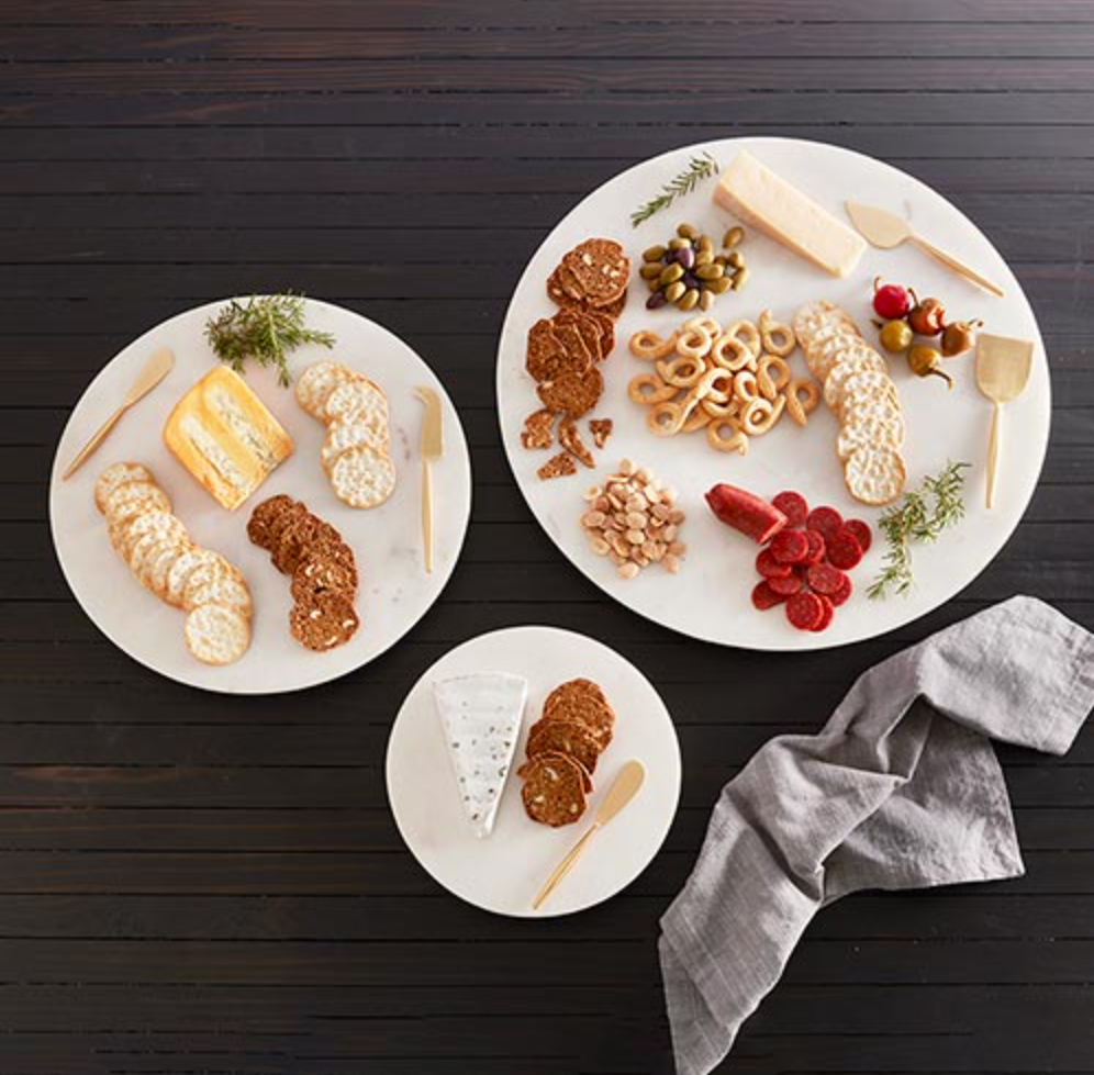 Round Marble Charcuterie Boards