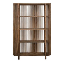 Load image into Gallery viewer, Mango Wood Slatted Bookcase
