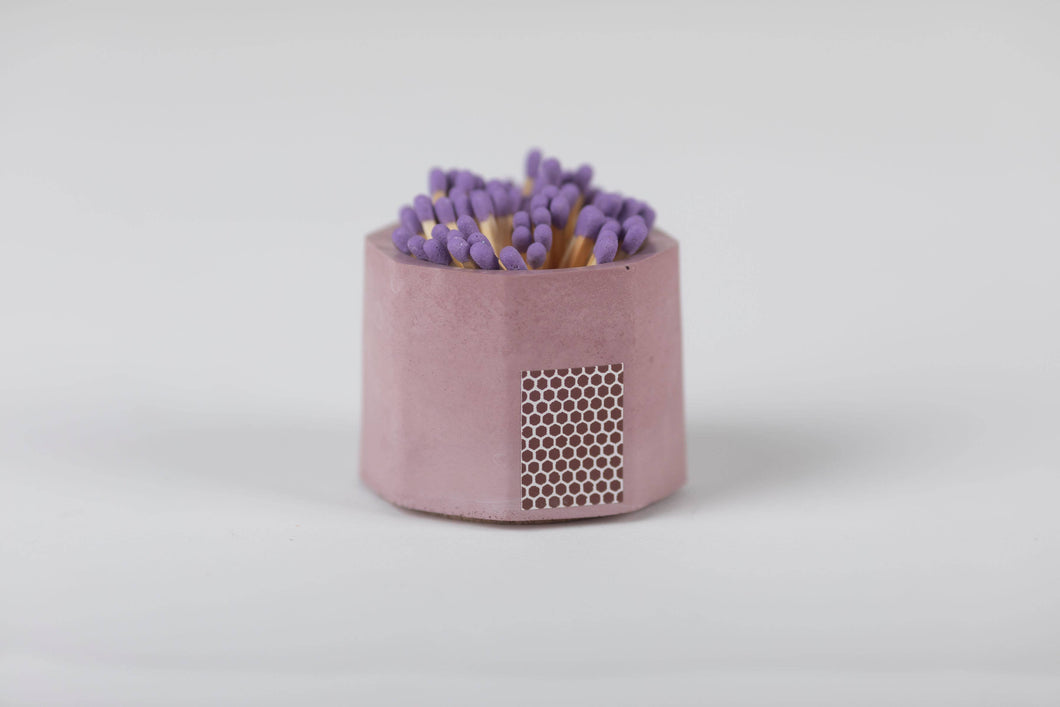 Acai Match Holder w/ Striker and Purple Matches