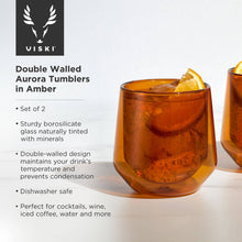 Load image into Gallery viewer, Double Walled Aurora Tumblers - Amber
