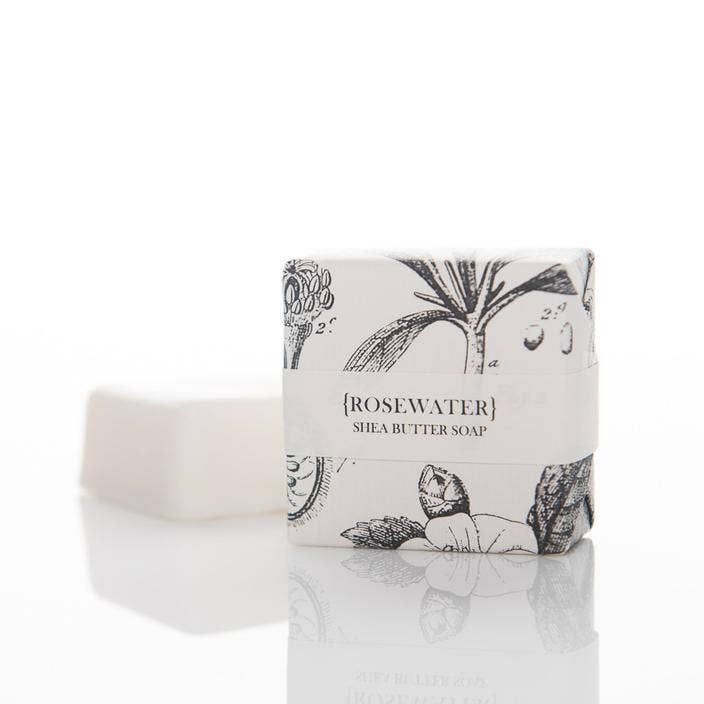 Rosewater Petite Shea Butter Soap