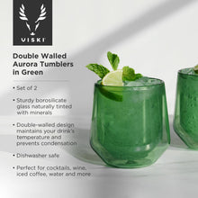 Load image into Gallery viewer, Double Walled Aurora Tumblers - Bottle Green
