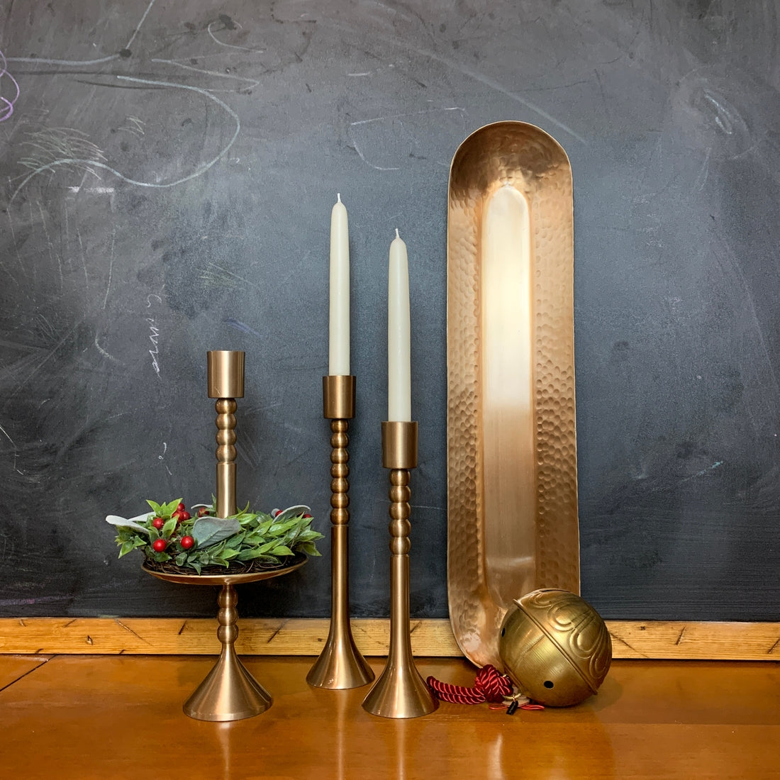 Brass Pedestal Plate