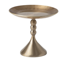 Load image into Gallery viewer, Brass Pedestal Plate
